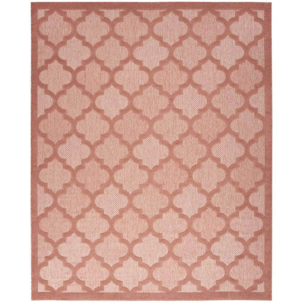 Easy Care NES01 Coral/Orange Rug #color_coral/orange