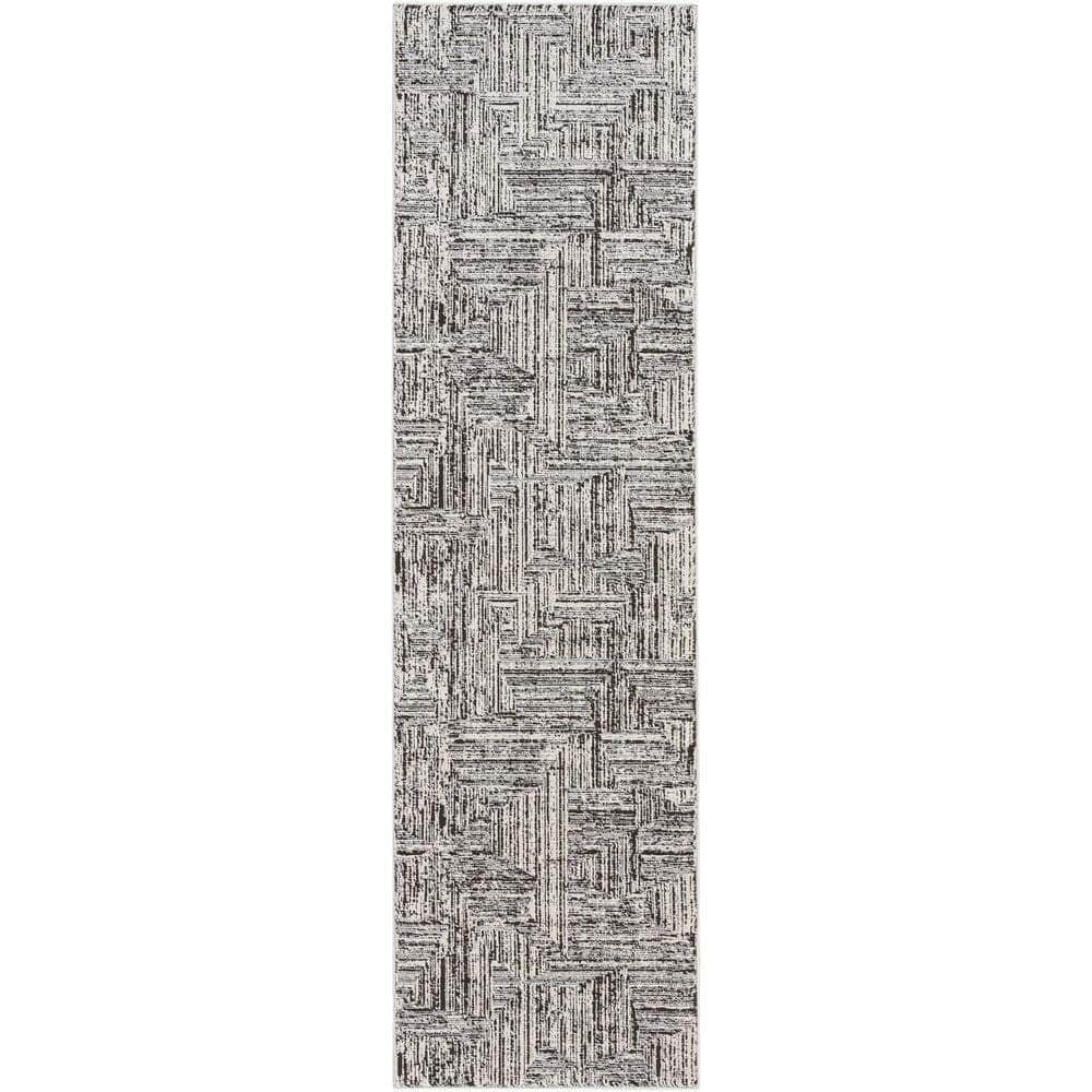 CK024 Irradiant IRR01 Cream Black Rug #color_cream black