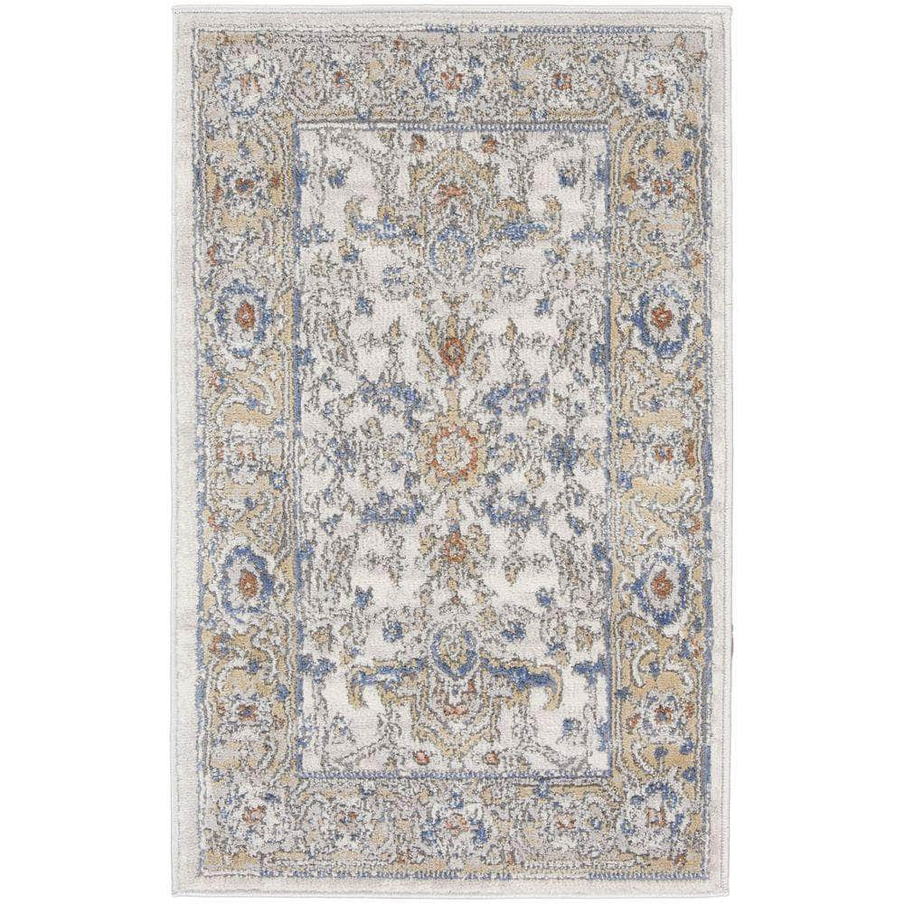 Series 4 SR402 Cream Blue Rug #color_cream blue