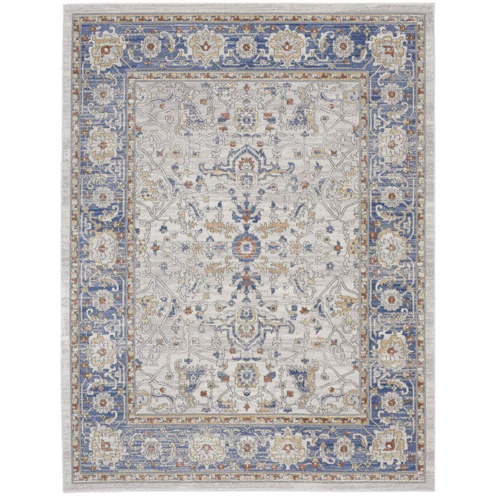 Series 4 SR402 Cream Blue Rug #color_cream blue