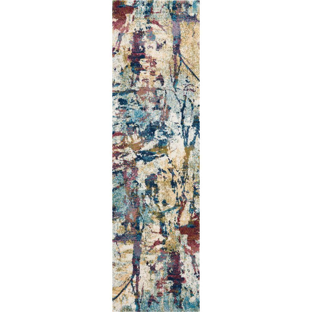 Fusion FSS10 Cream/Multicolor Rugs #color_cream/multicolor