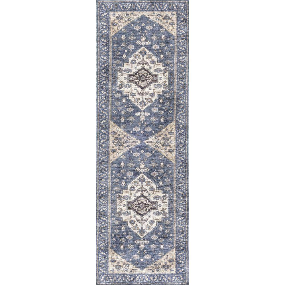 Brilliance Machine Washable WSB03 Denim Rug #color_denim