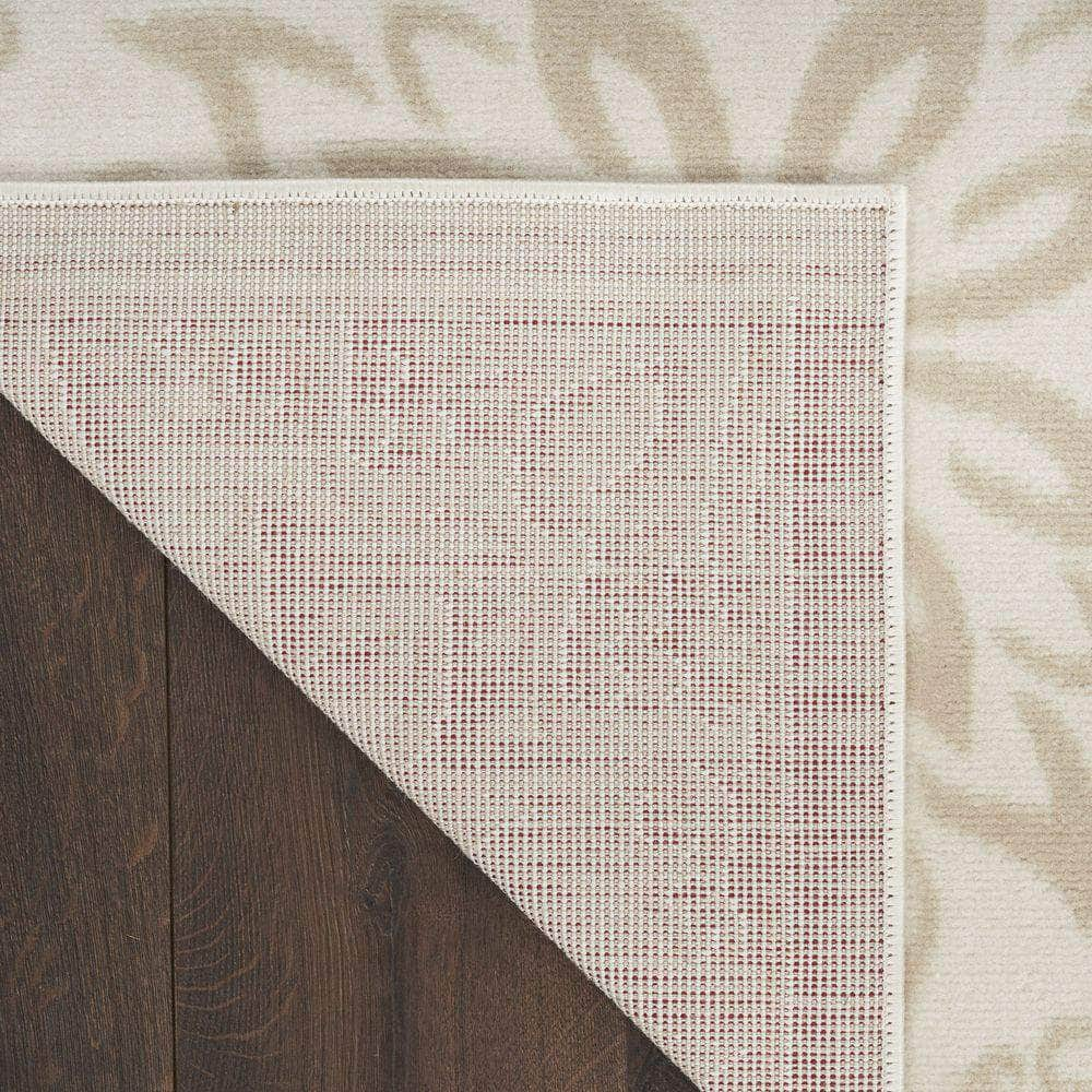 Jubilant JUB06 Ivory Beige Rug #color_ivory beige