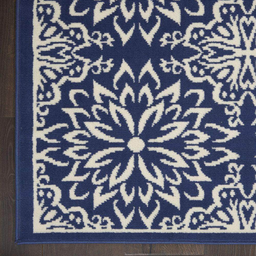 Jubilant JUB06 Navy/Ivory Rug #color_navy/ivory