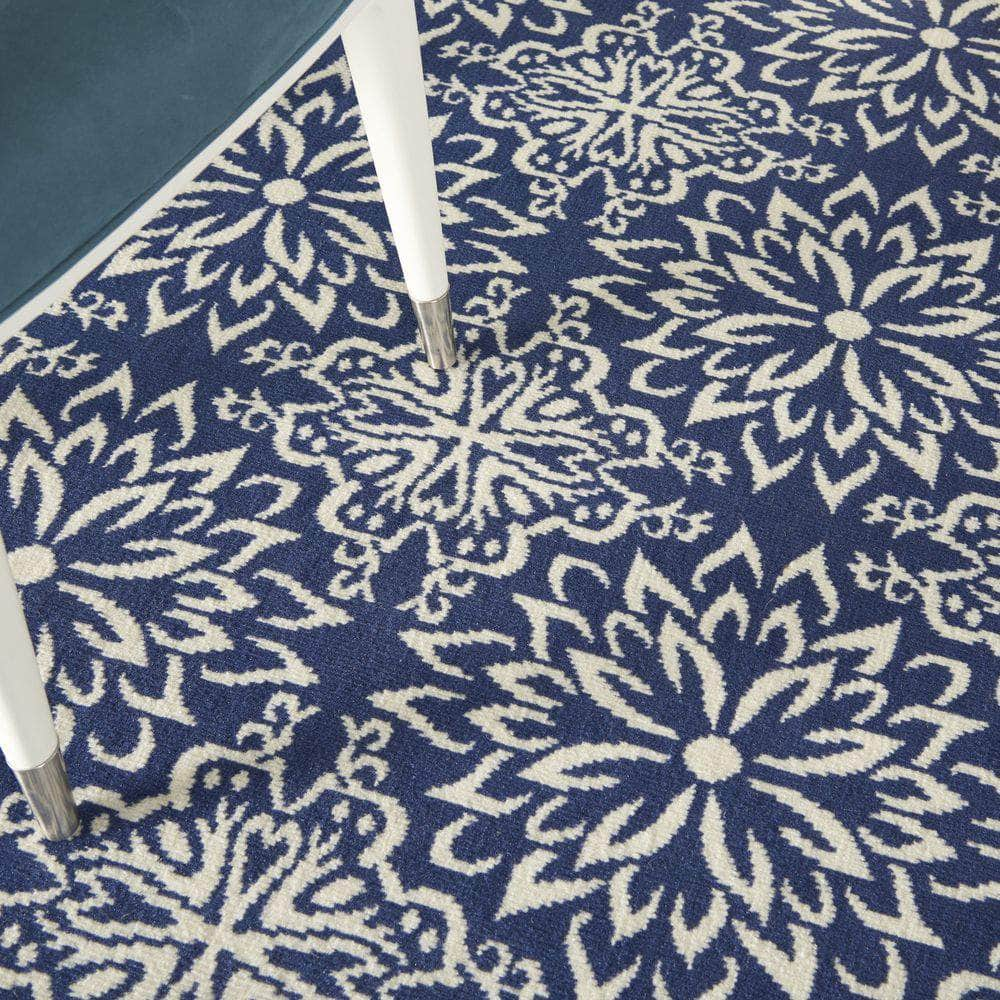 Jubilant JUB06 Navy/Ivory Rug #color_navy/ivory