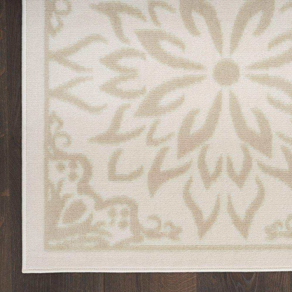 Jubilant JUB06 Ivory Beige Rug #color_ivory beige