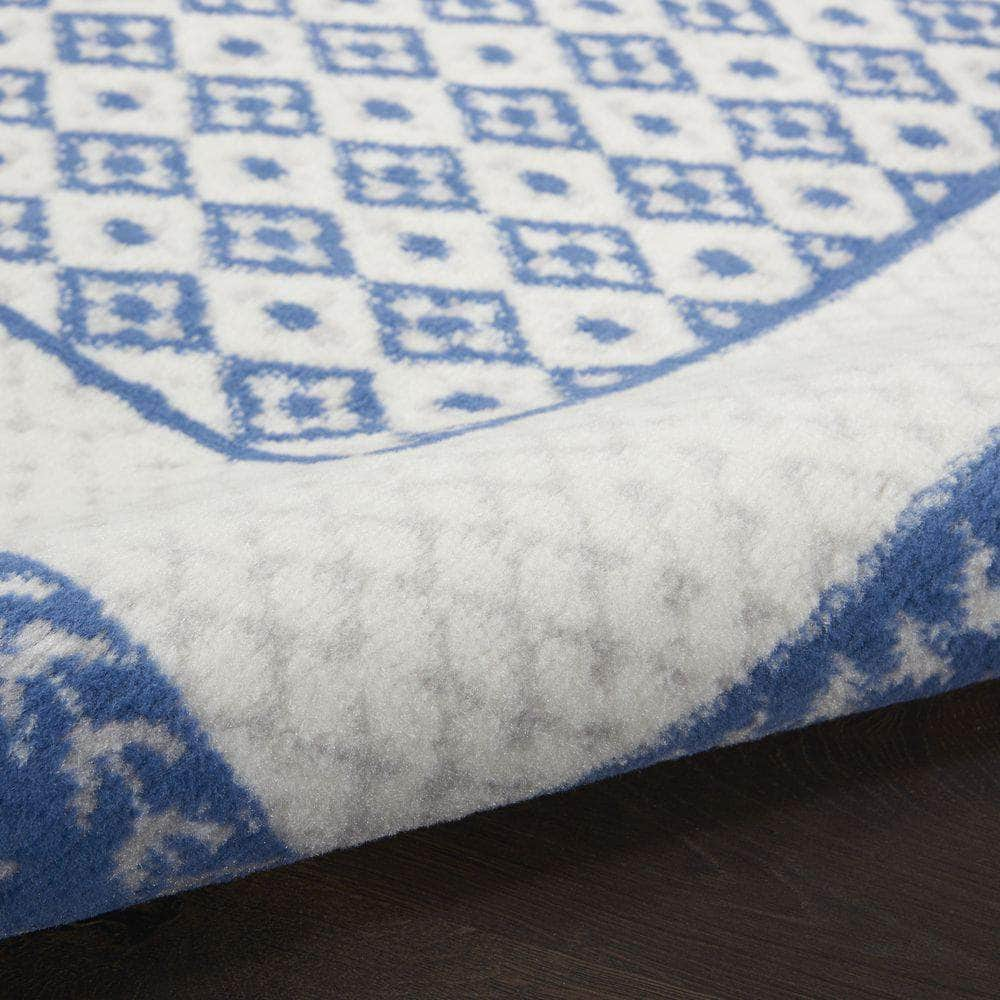 Whimsicle WHS13 Ivory Blue Rugs #color_ivory blue