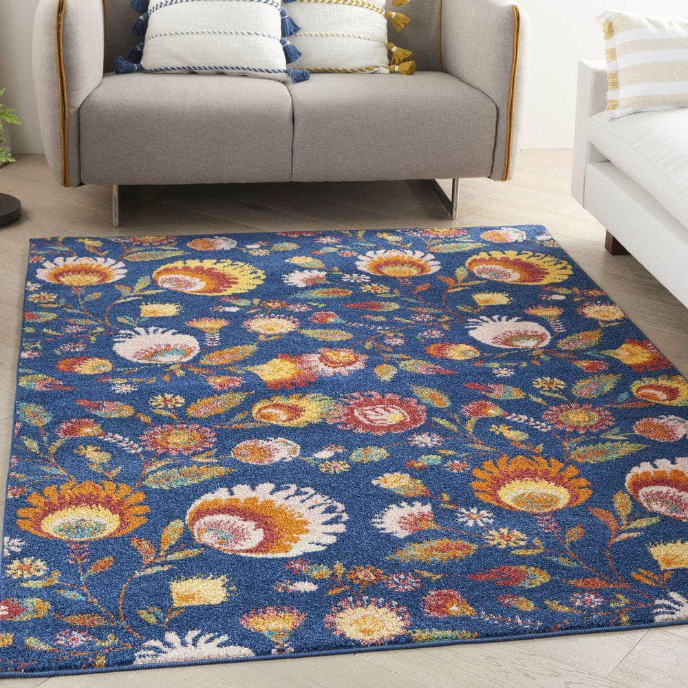 Allur ALR08 Yellow Multicolor Rugs #color_yellow multicolor