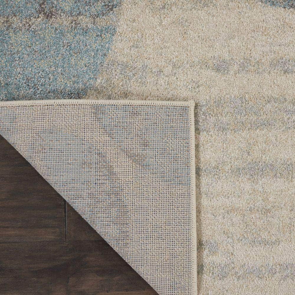 Tranquil TRA01 Ivory/Light Blue Rugs #color_ivory/light blue