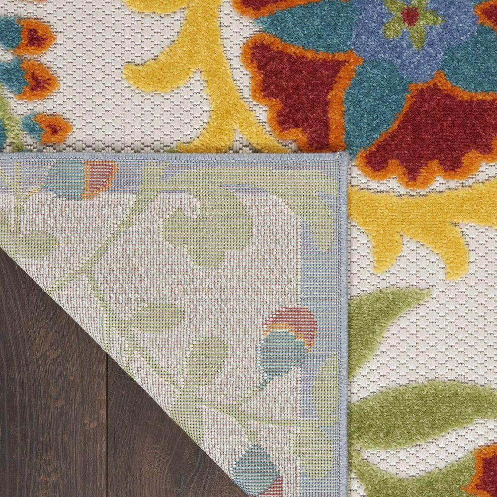 Aloha ALH17 Ivory/Multi Rugs #color_ivory/multi