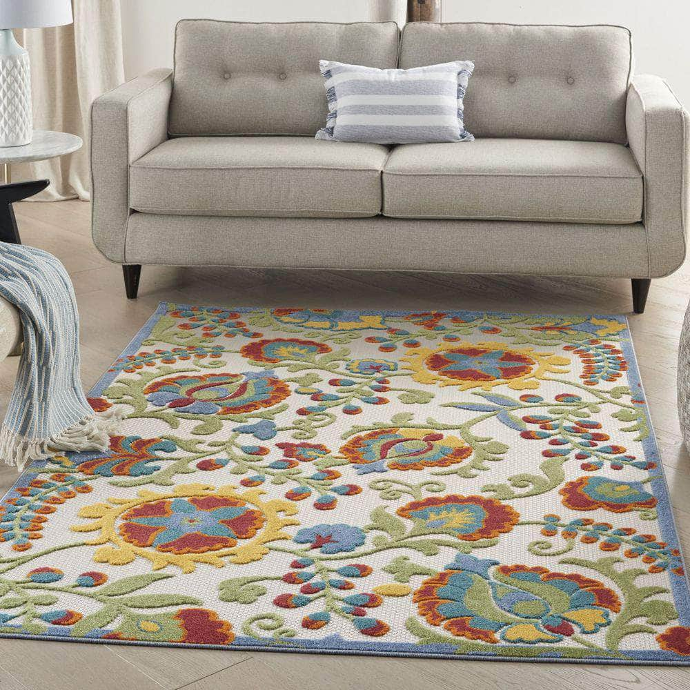 Aloha ALH17 Multicolor Rugs #color_multicolor