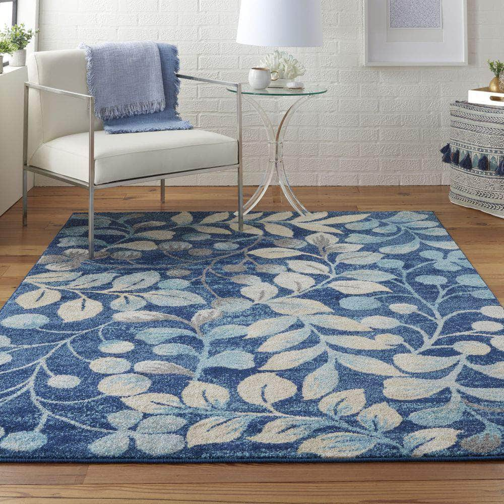 Tranquil TRA03 Navy Rugs #color_navy