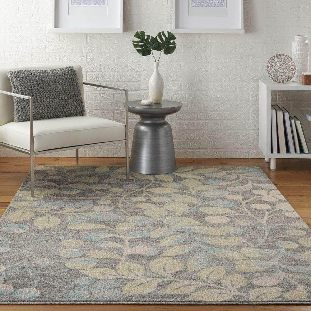 Tranquil TRA03 Ivory/Turquoise Rugs #color_ivory/turquoise