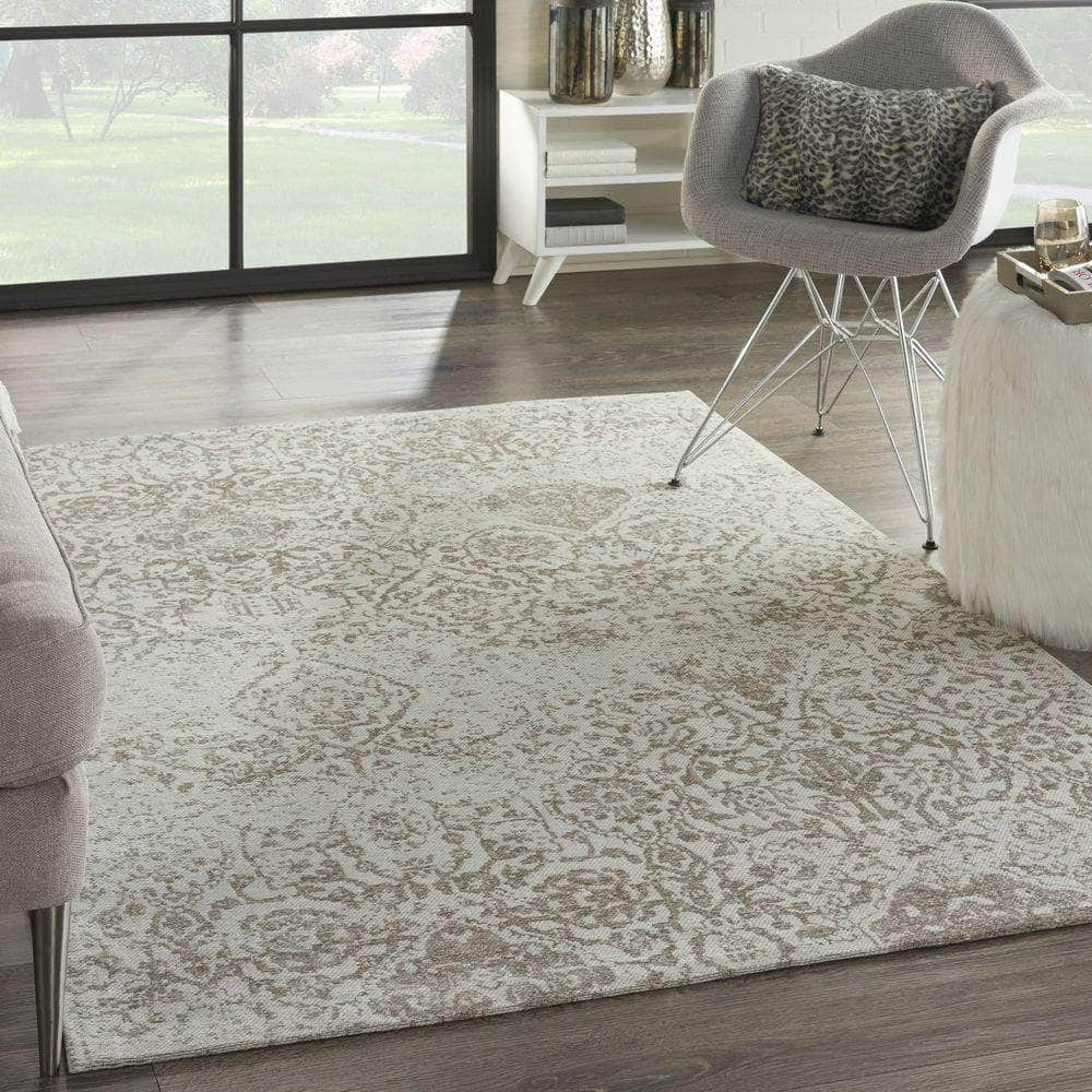 Damask DAS06 Ivory Rugs #color_ivory