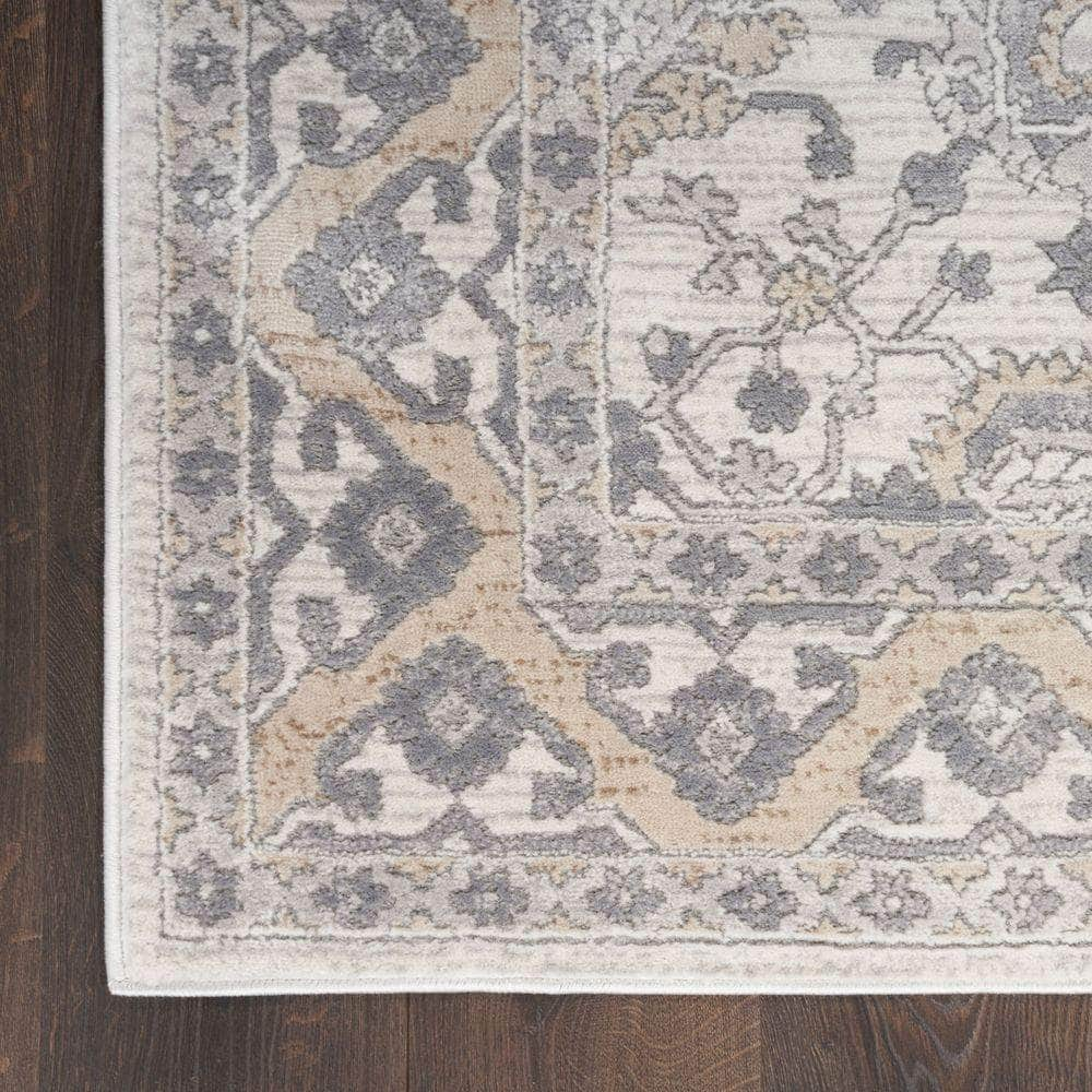 Series 4 SR401 Cream Grey Rugs #color_cream grey