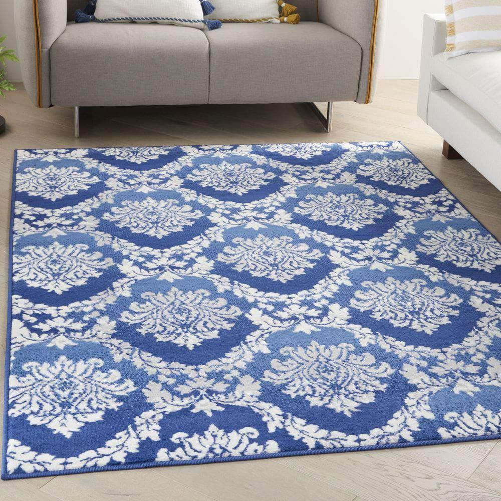 Whimsicle WHS01 Ivory Navy Rugs #color_ivory navy