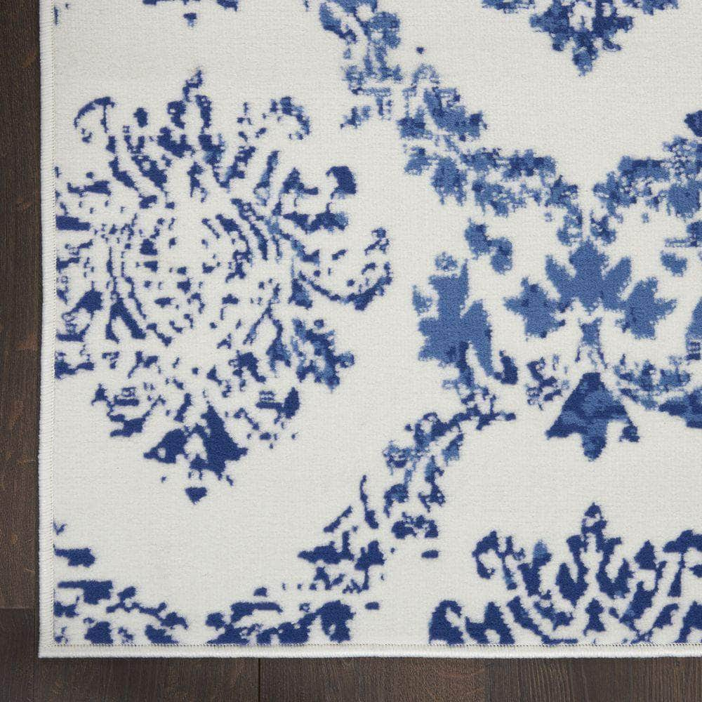 Whimsicle WHS01 Ivory Navy Rugs #color_ivory navy