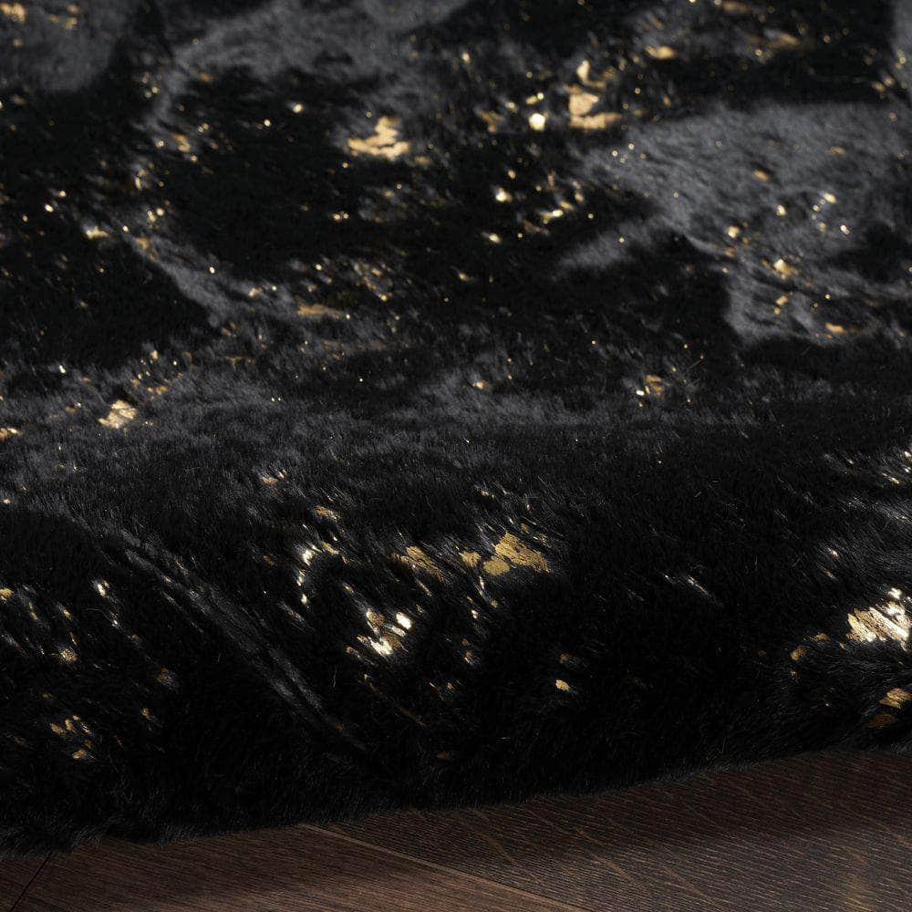 Cozy Shimmer CSH01 Black Rug #color_black