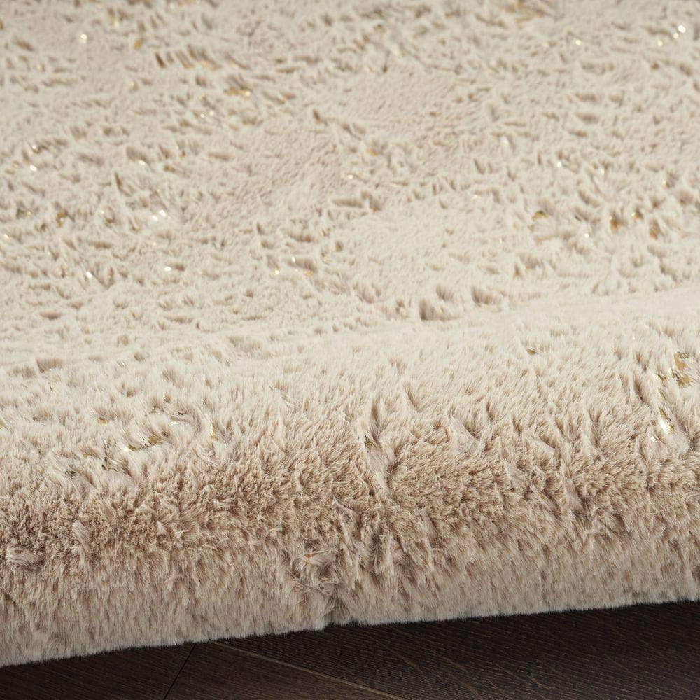 Cozy Shimmer CSH01 Beige Rug #color_beige