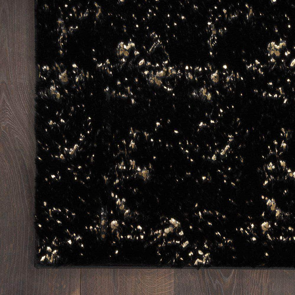 Cozy Shimmer CSH01 Black Rug #color_black