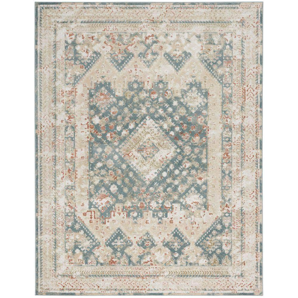 Thalia THL04 Green Ivory Rug #color_green ivory