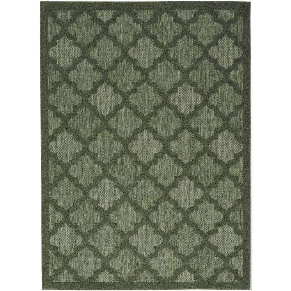 Easy Care NES01 Green Rug #color_green