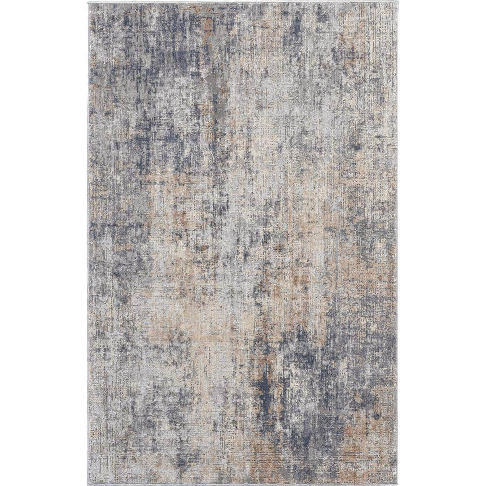 Rustic Textures RUS01 Grey/Beige Rugs #color_grey/beige