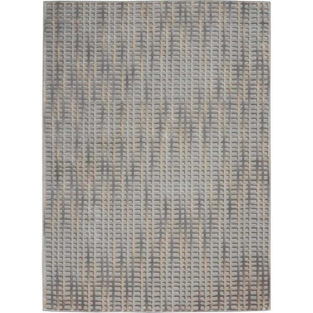 Solace SLA04 Grey/Beige Rugs #color_grey/beige