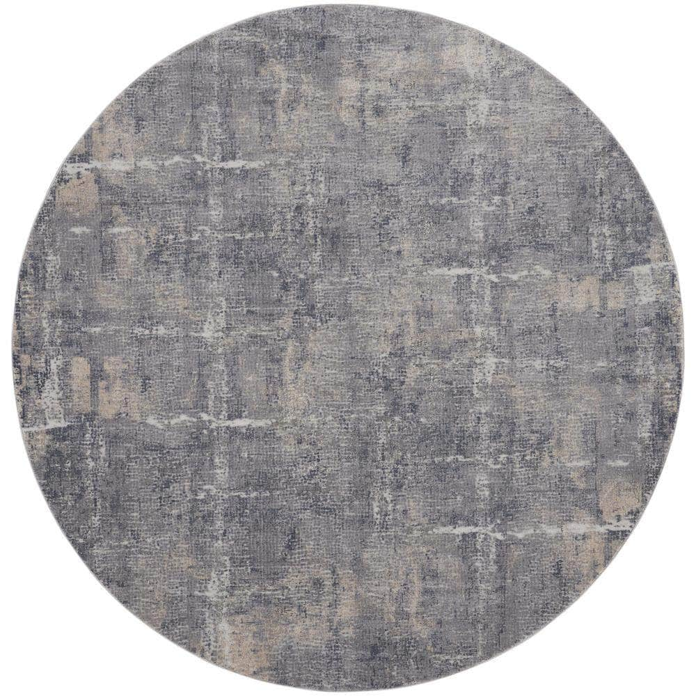 Rustic Textures RUS06 Grey/Beige Rugs #color_grey/beige