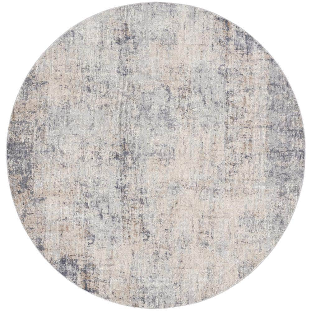 Rustic Textures RUS01 Grey/Beige Rugs #color_grey/beige