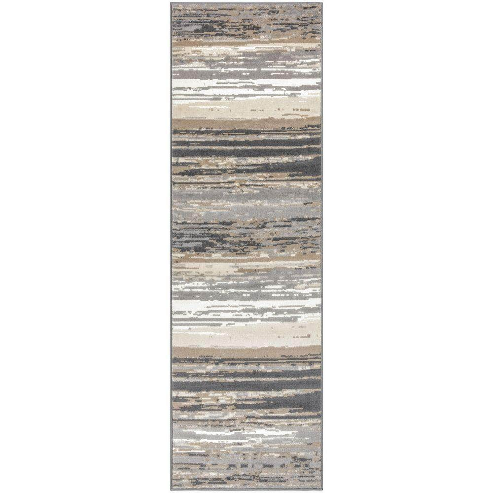 Jubilant JUB04 Grey Beige Rug #color_grey beige