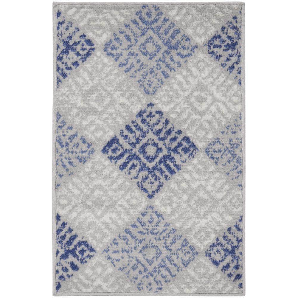 Whimsicle WHS18 Grey Blue Rugs #color_grey blue