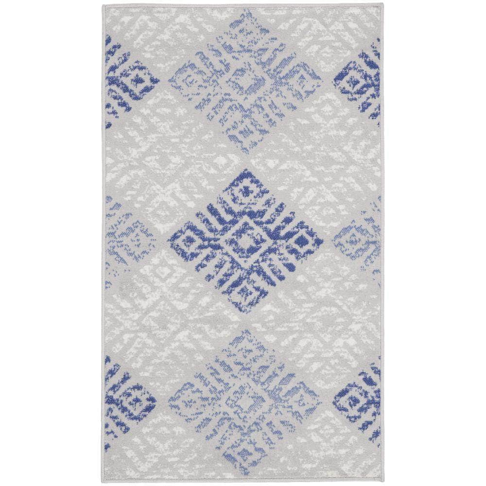 Whimsicle WHS18 Grey Blue Rugs #color_grey blue