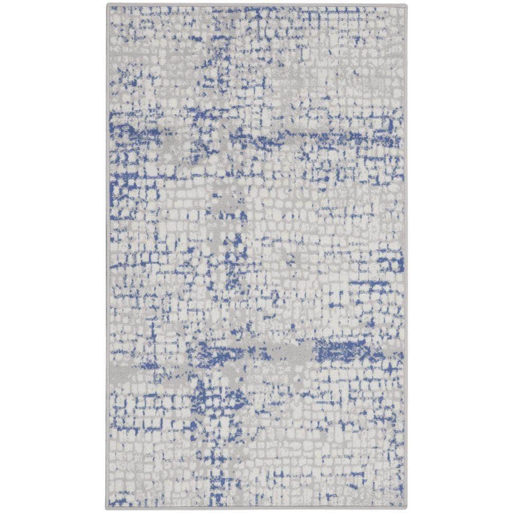 Whimsicle WHS07 Grey Blue Rugs #color_grey blue