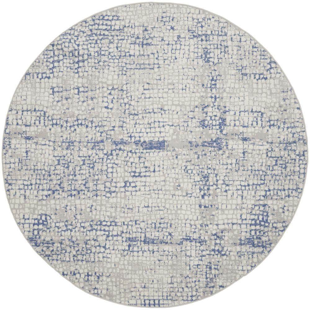 Whimsicle WHS07 Grey Blue Rugs #color_grey blue