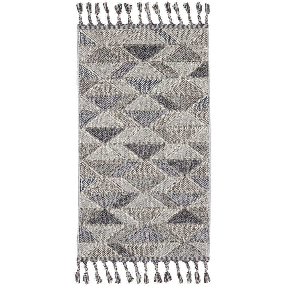 Elwood ELW01 Grey/Charcoal Rugs #color_grey/charcoal