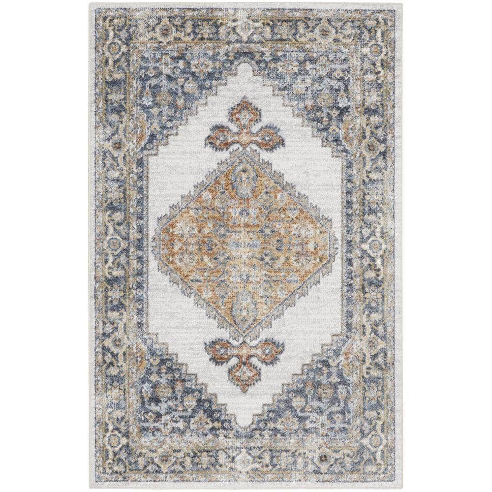 Astra Machine Washable ASW11 Grey Gold Rugs #color_grey gold