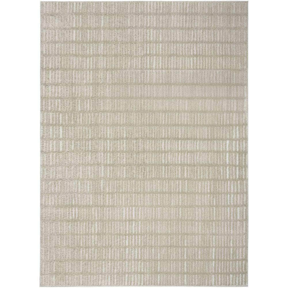 Cozy Modern CMD03 Grey Ivory Rug #color_grey ivory