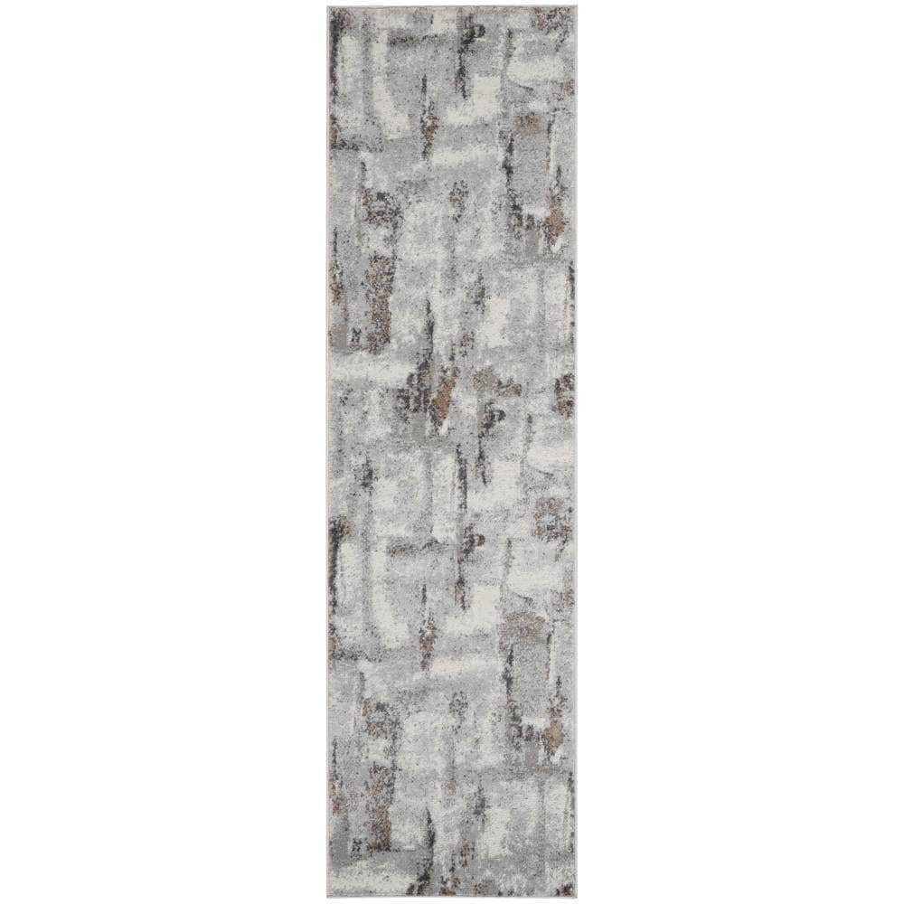 Elation ETN06 Grey Ivory Rugs #color_grey ivory