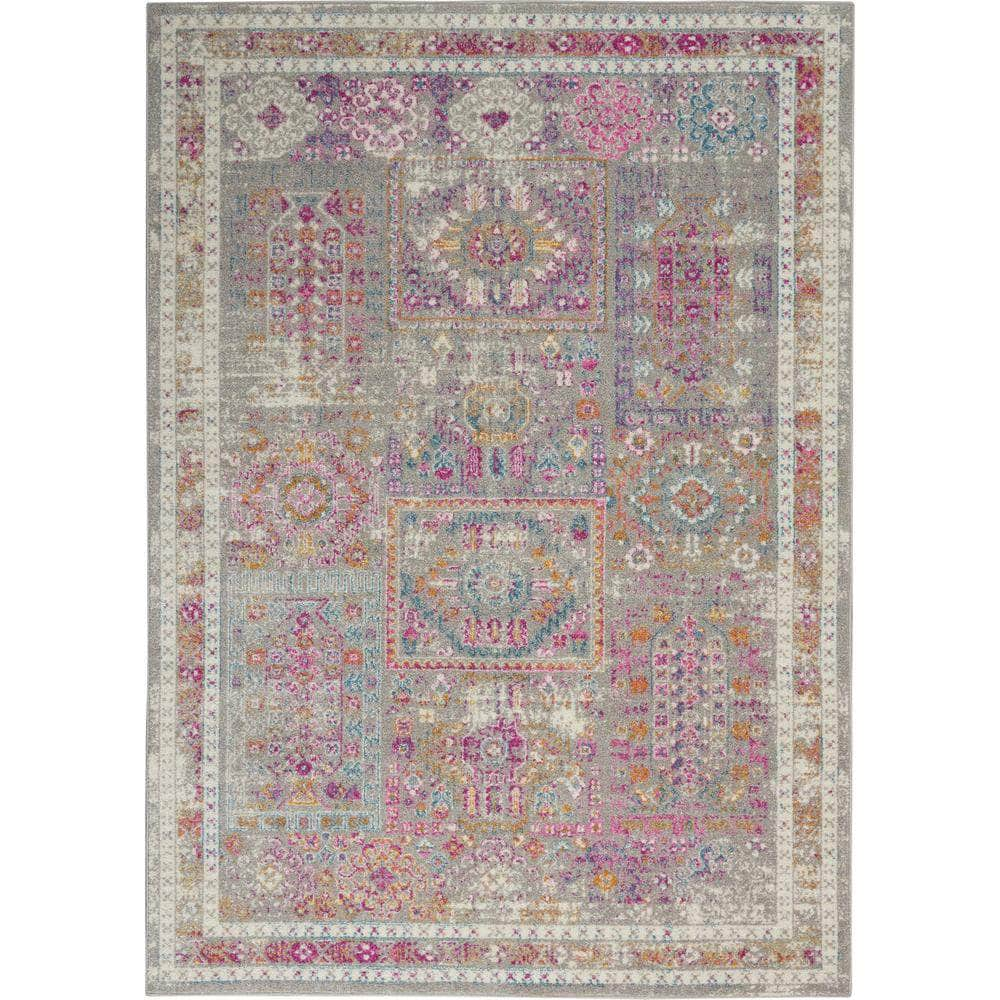 Passion PSN37 Grey/Multi Rugs #color_grey/multi