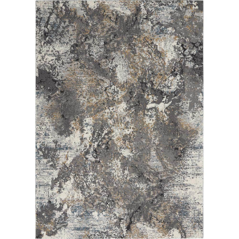 Ludlow LDW01 Grey/Multi Rugs #color_grey/multi