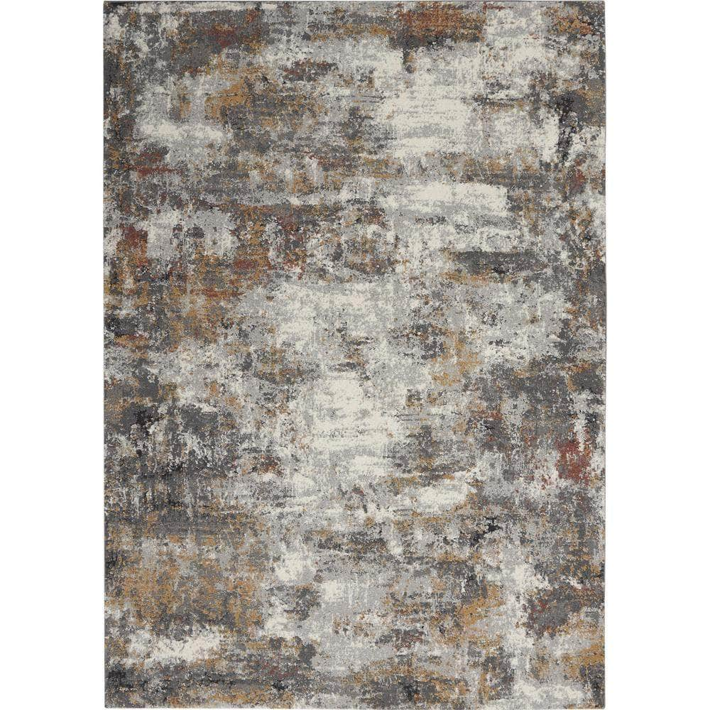 Ludlow LDW03 Grey/Multi Rugs #color_grey/multi