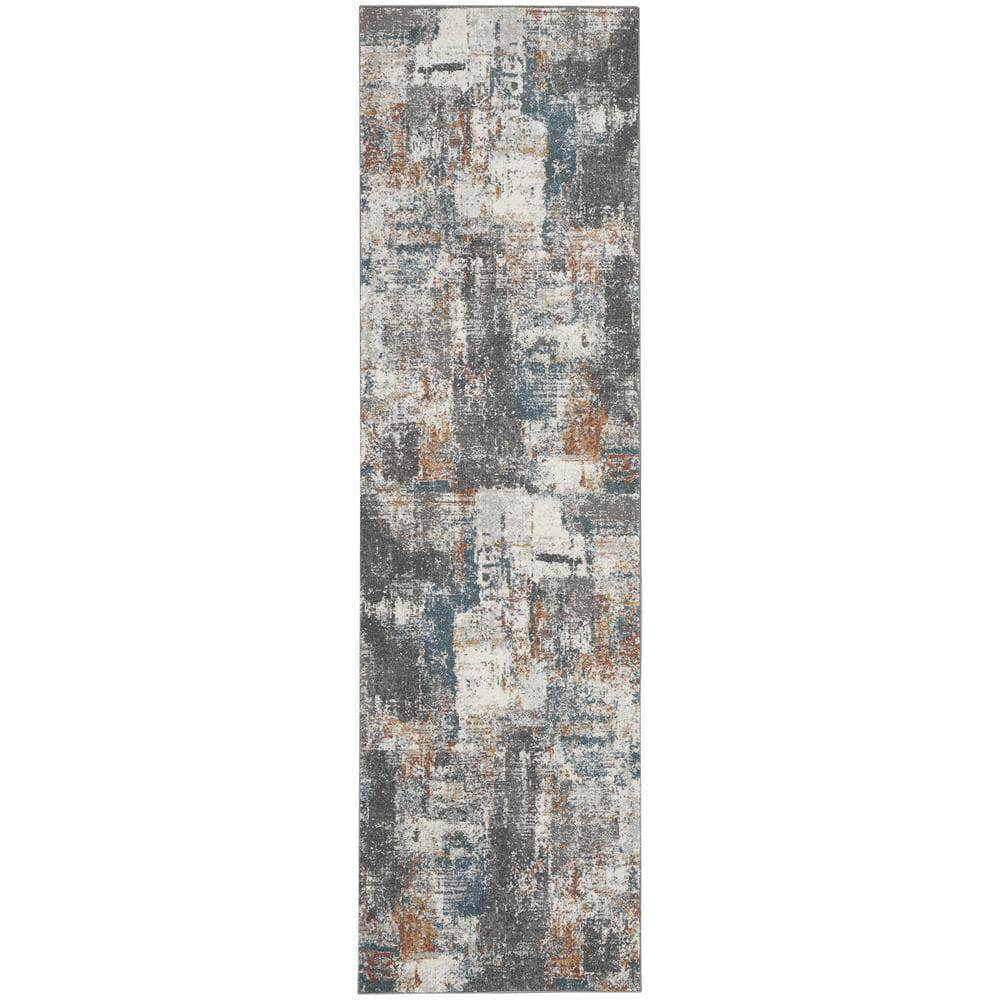 Ludlow LDW06 Grey/Multi Rugs #color_grey/multi