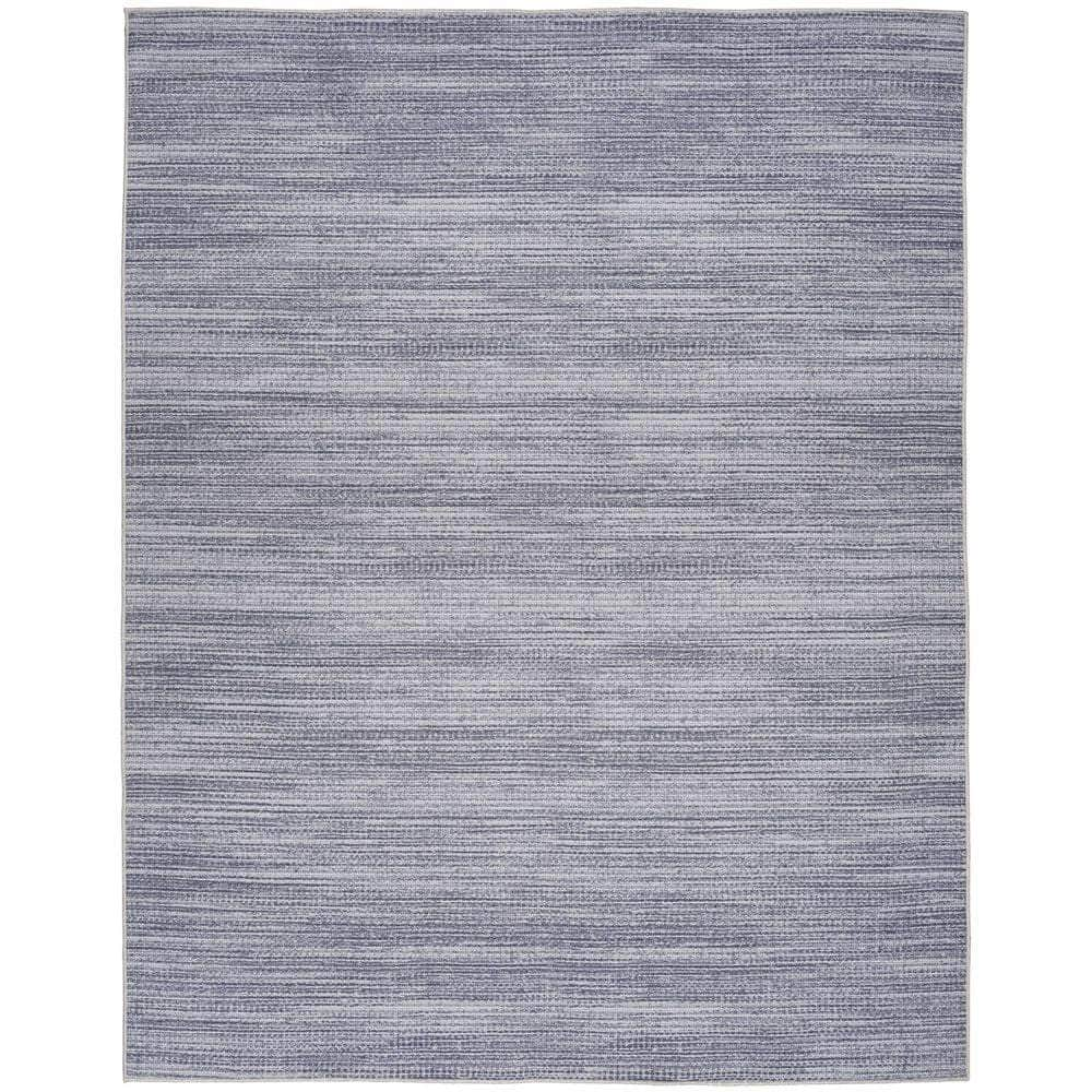 Nourison Washables NWB03 Grey Rug #color_grey