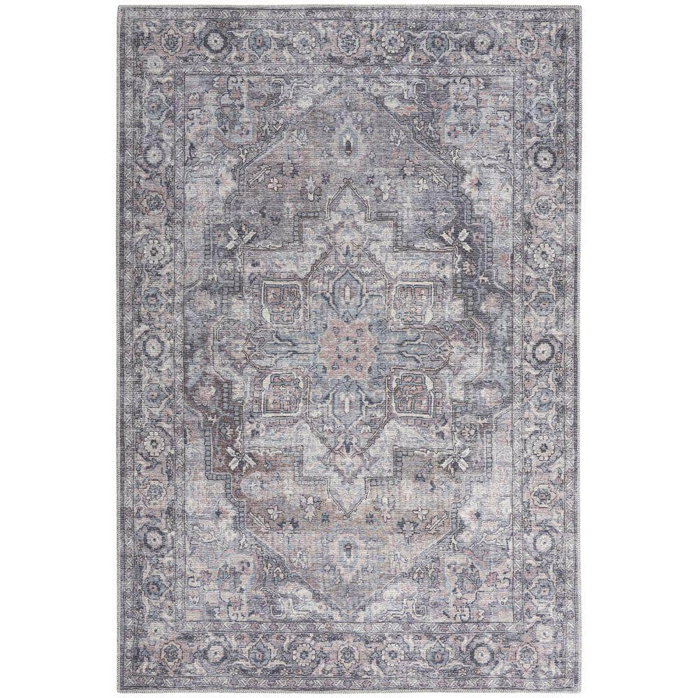 Machine Washable Series 1 SR101 Grey Rug #color_grey