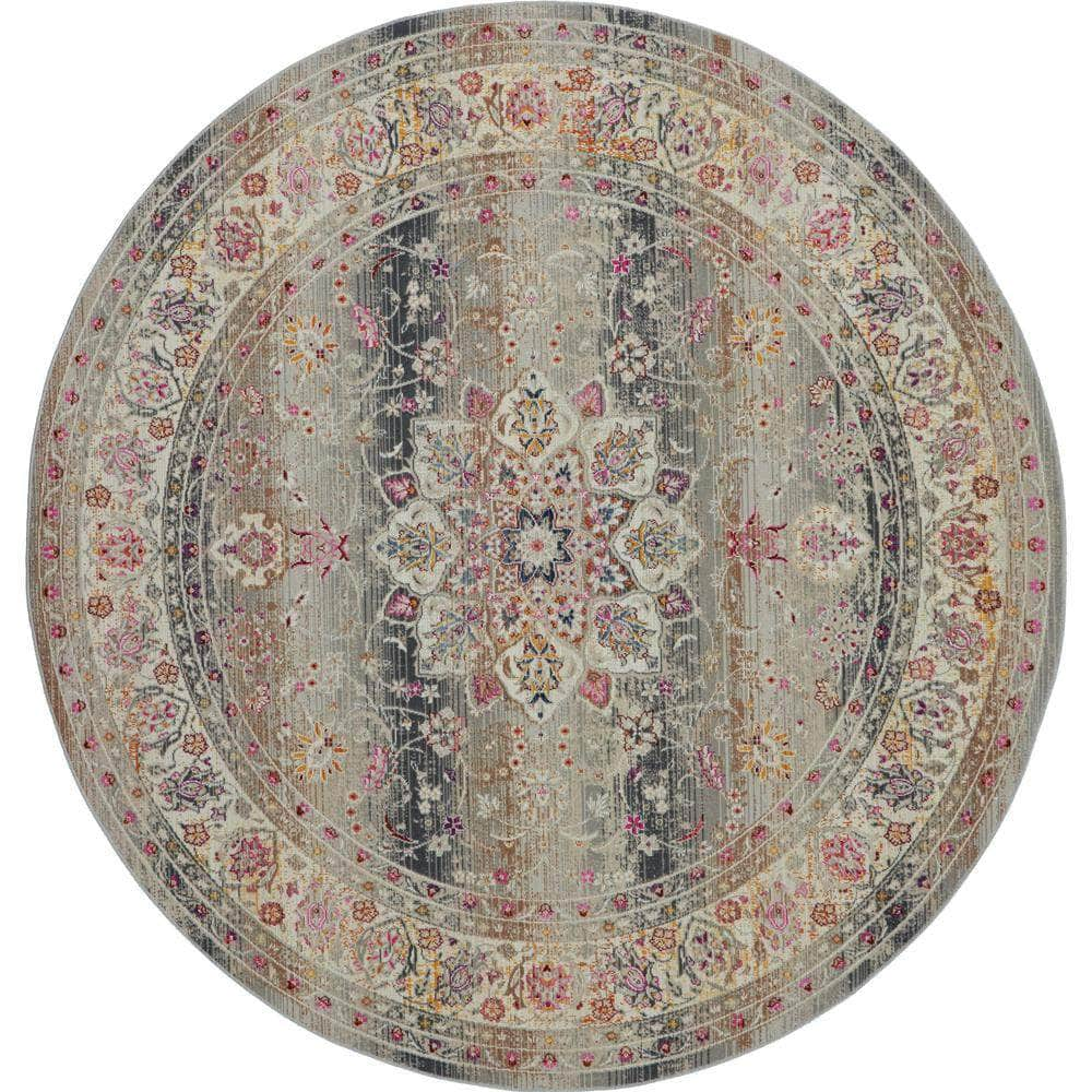 Vintage Kashan VKA01 Grey Rugs #color_grey