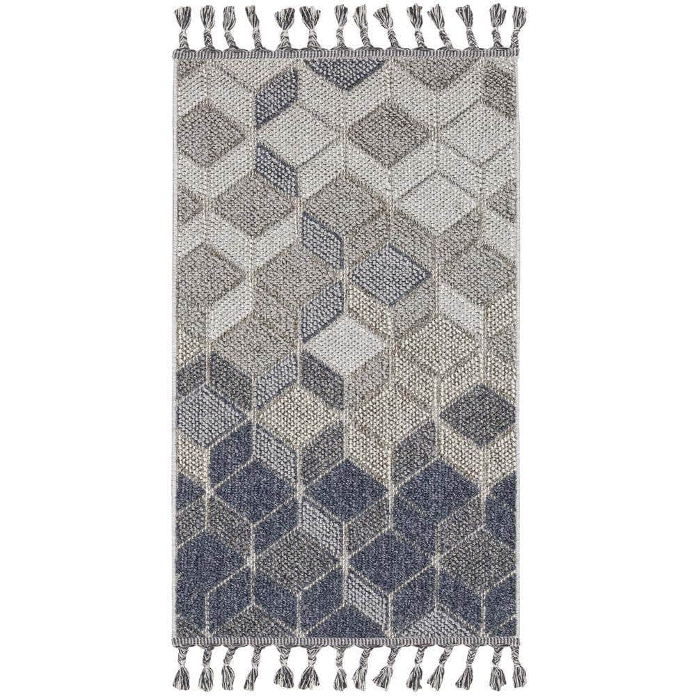 Elwood ELW02 Grey/Slate Rugs #color_grey/slate