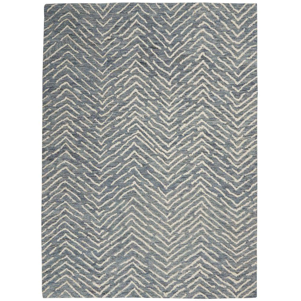 Vail VAI02 Indigo/Ivory Rugs #color_indigo/ivory