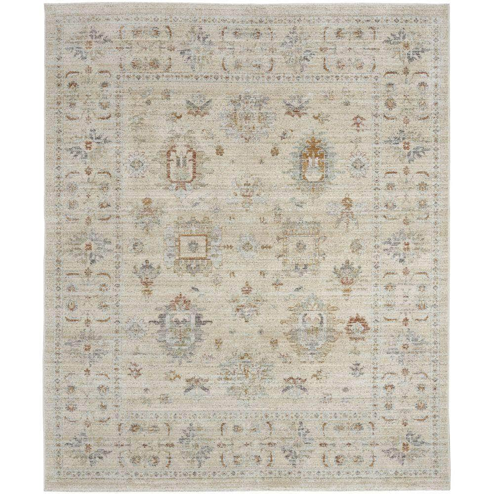 Traditional Home TRH01 Ivory Beige Rug #color_ivory beige