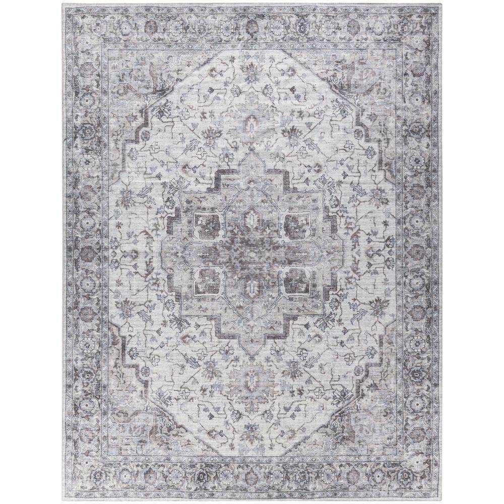 Machine Washable Series 1 SR101 Ivory Beige Rug #color_ivory beige